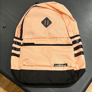 Adidas Woman’s Backpack in Peach and Black
